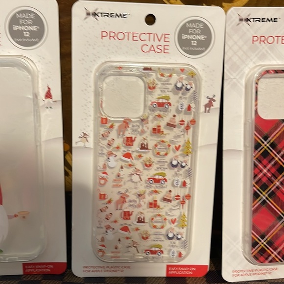 NEW (3) PIECE BUNDLE XTREME PROTECTIVE PLASTIC CASES FOR IPHONE 12 - Picture 3 of 4